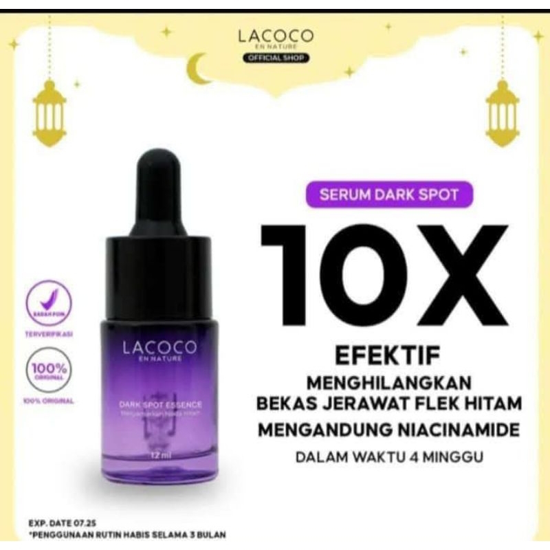 Lacoco lcantiflek flek hitam