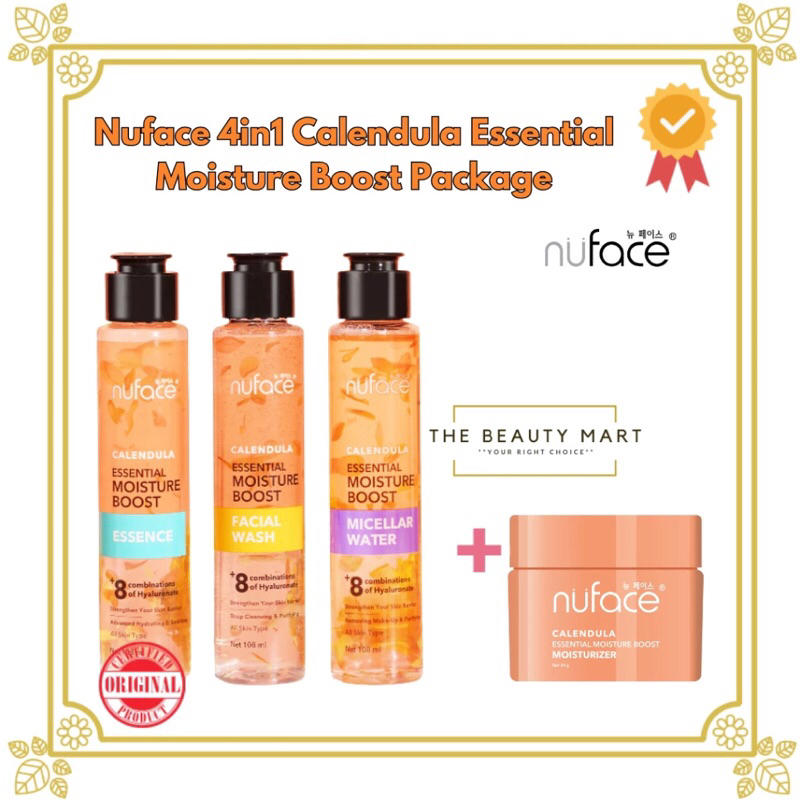 NUFACE Bundle 2IN1 | 4IN1 Calendula Essential Moisture Boost Package