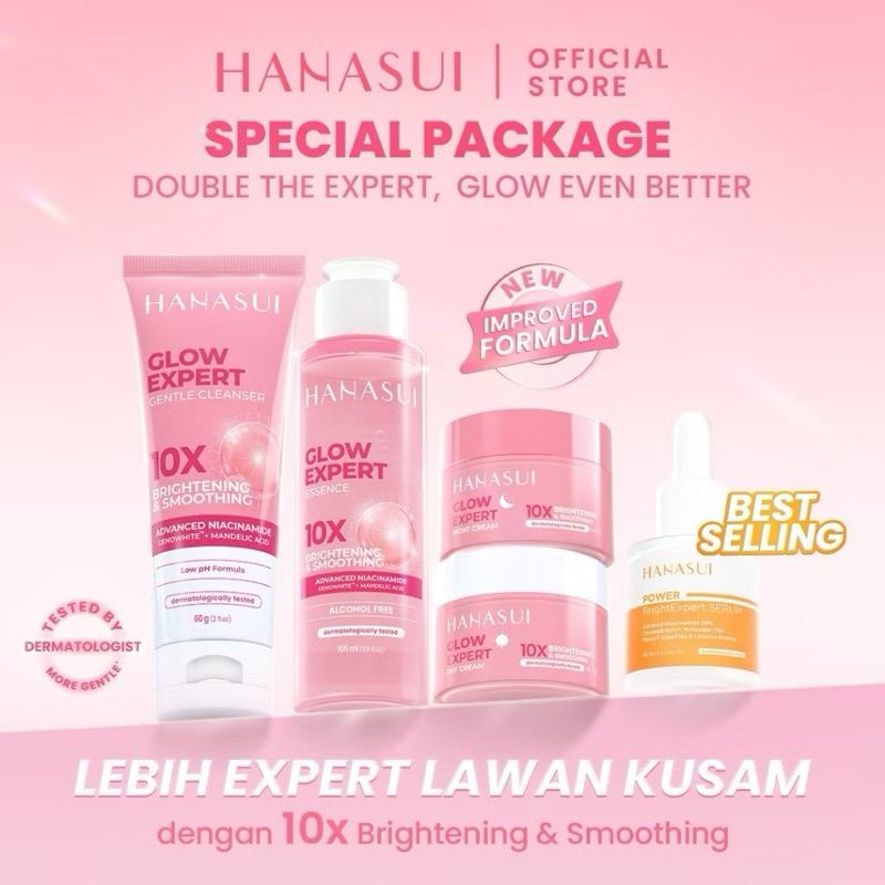PAKET HANASUI FLAWLESS NEW PACK
