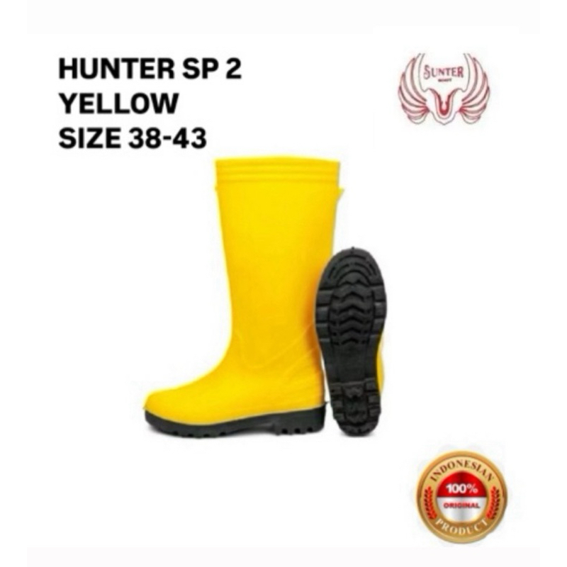 BOOT HUNTER SP 2 KUNING ORIGINAL TERMURAH