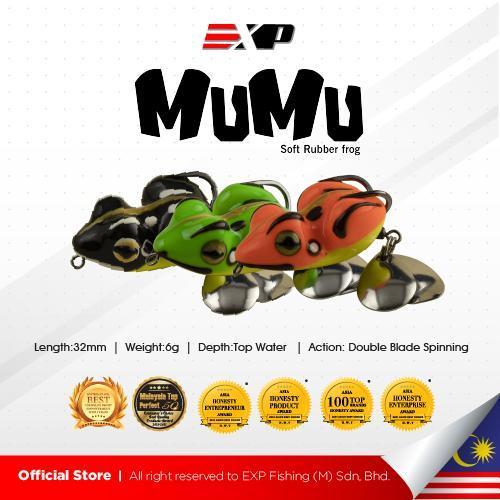 EXP Mumu Soft Frog Rubber Umpan Casting Gabus