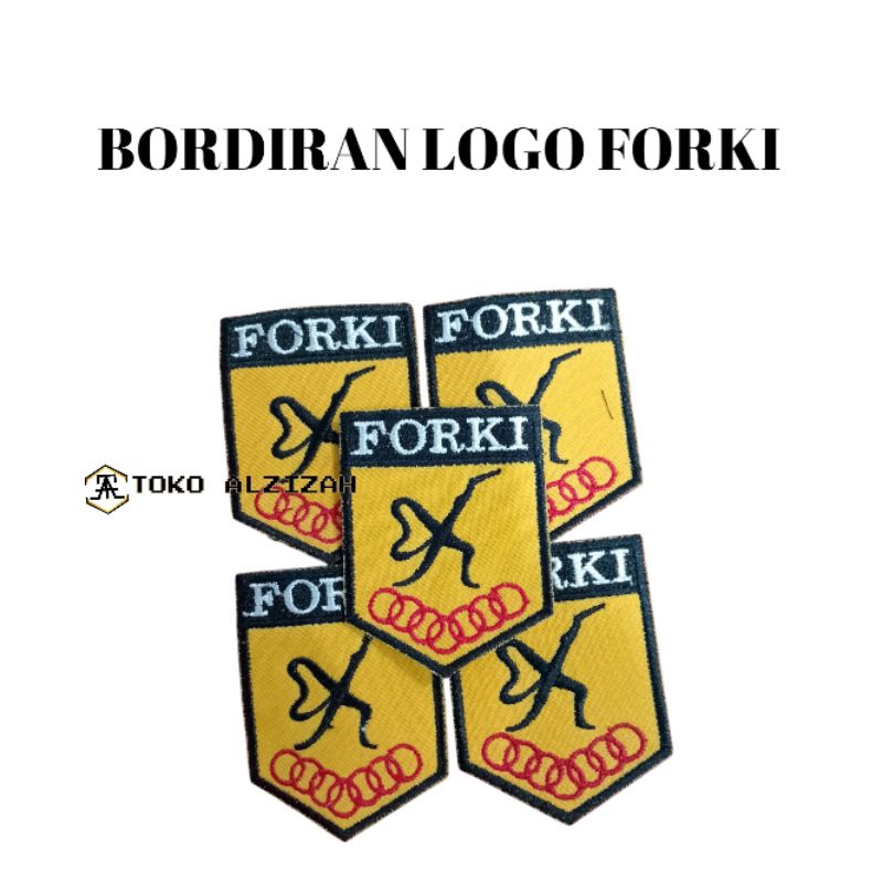 Bordiran Logo Forki