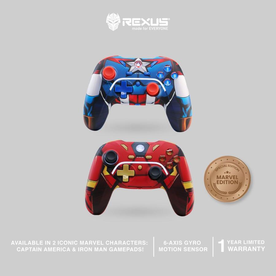 Rexus Gamepad Daxa Asteria AX1 Wireless + Wired