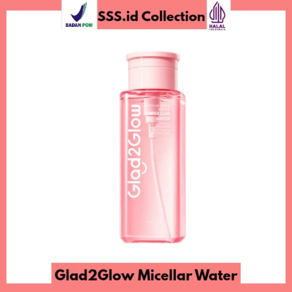 (SSS.id Collection) Glad2Glow Micellar Water 300 ml