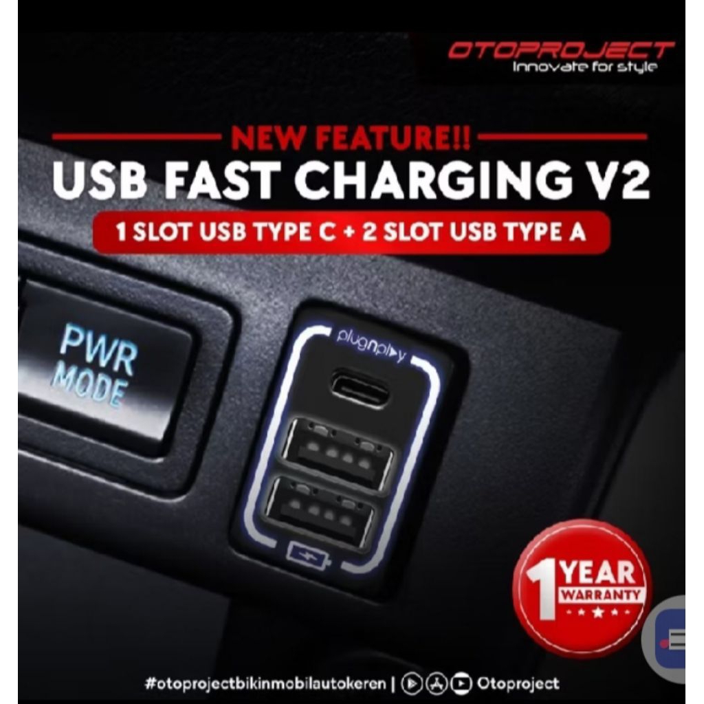 Otoproject OBD Fast charging usb Suzuki