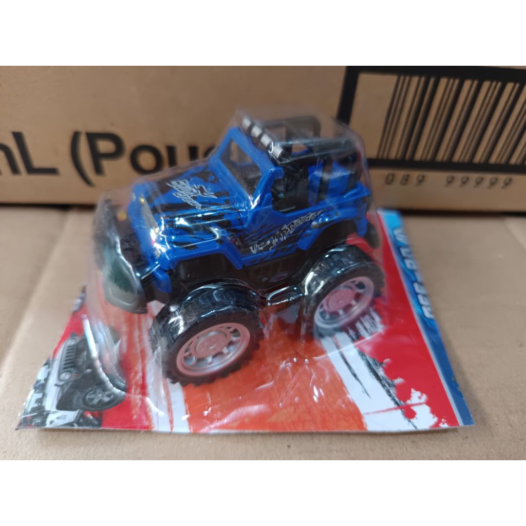 Mainan jeep off road mini pull back