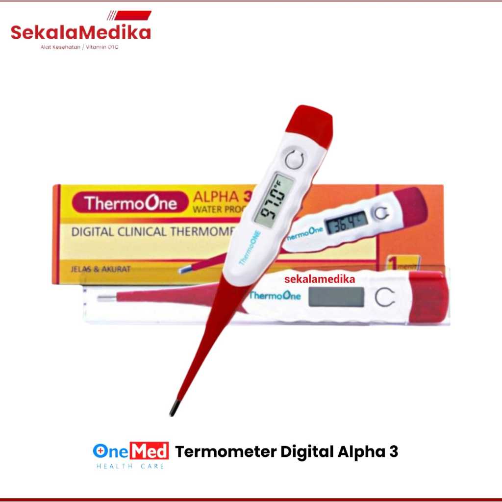 Termometer Digital Alpha 3 Flexy Onemed Thermometer Lentur