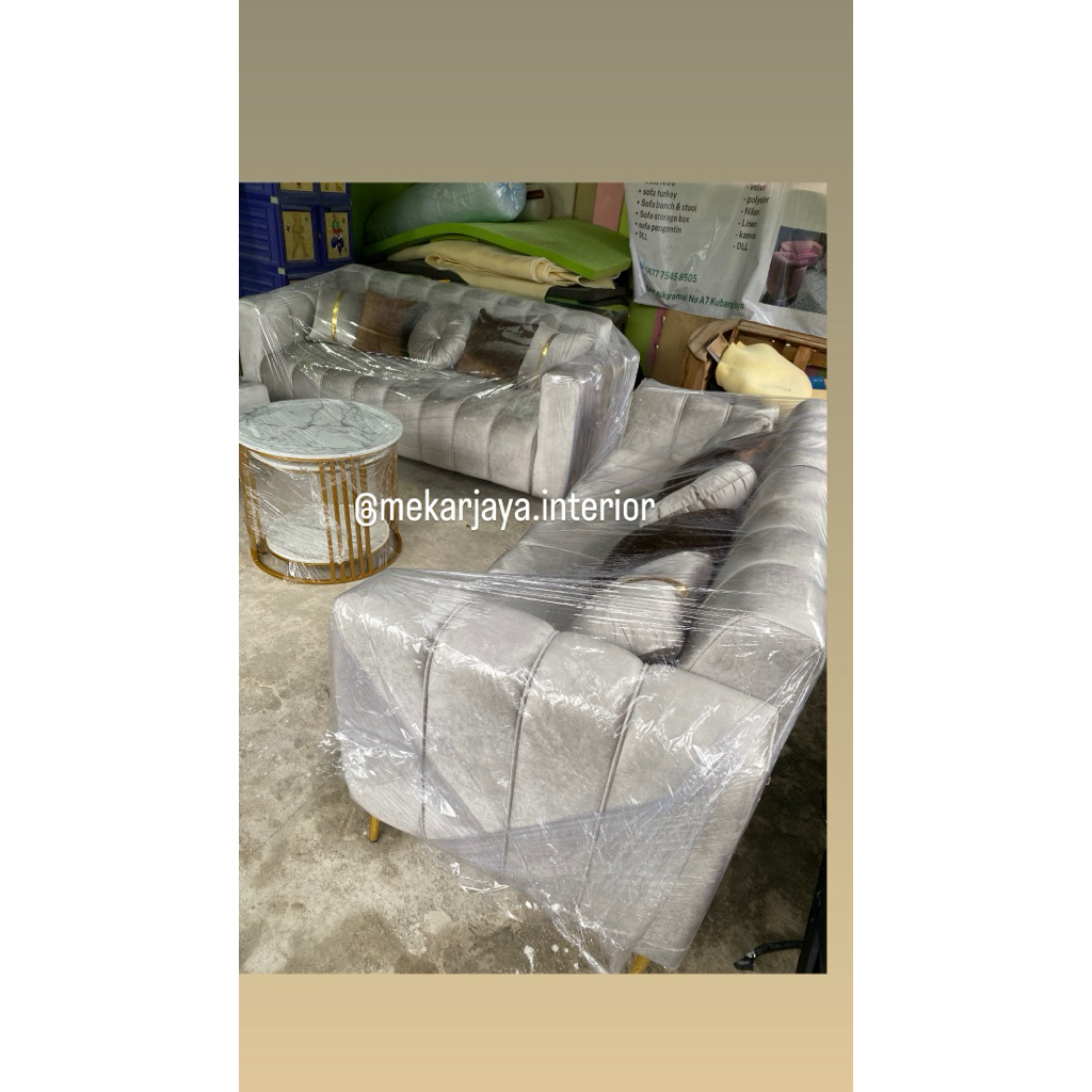 sofa dudukan 33 set meja