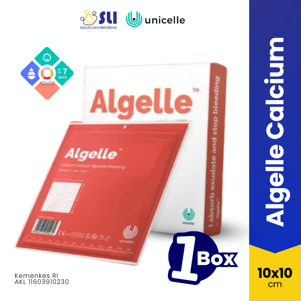 1 BOX ALGELLE CALCIUM - ALGINATE DRESSING