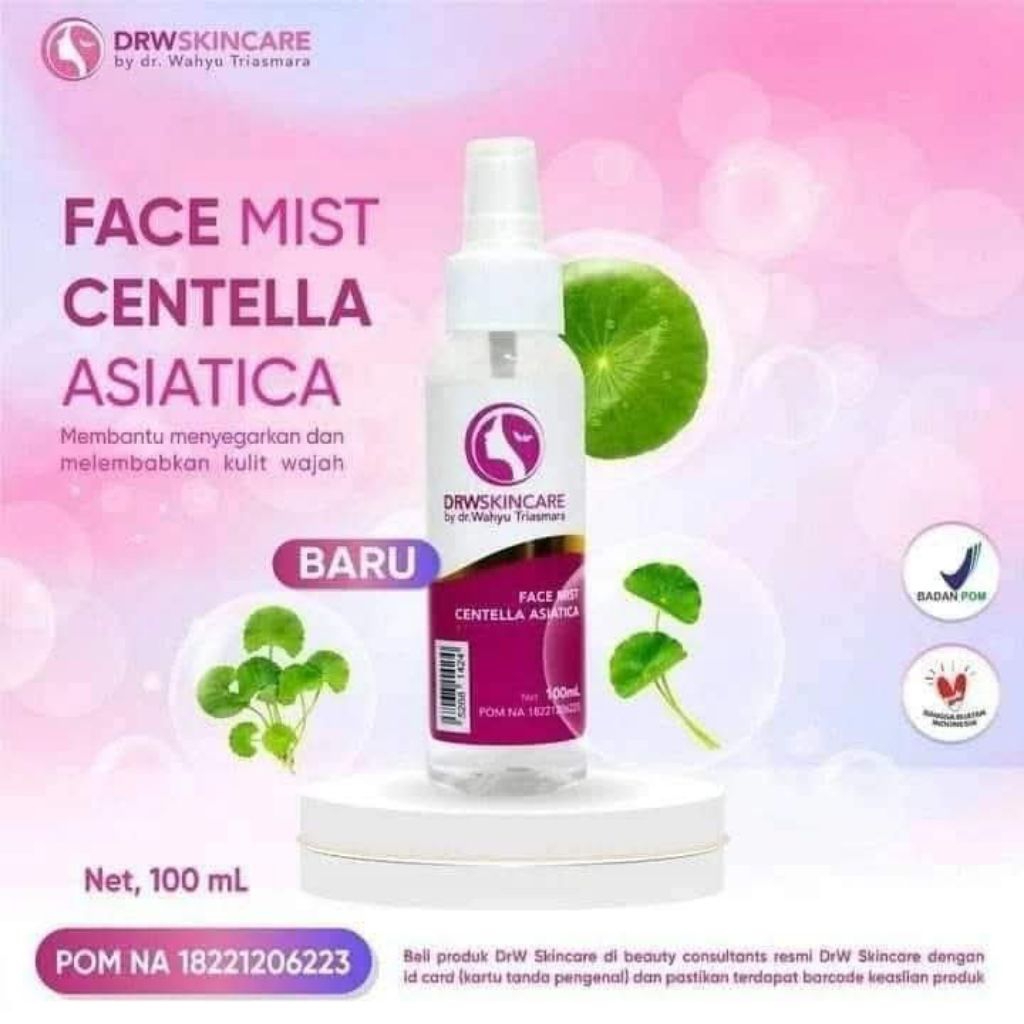 face mist centela asiatica drw skincare