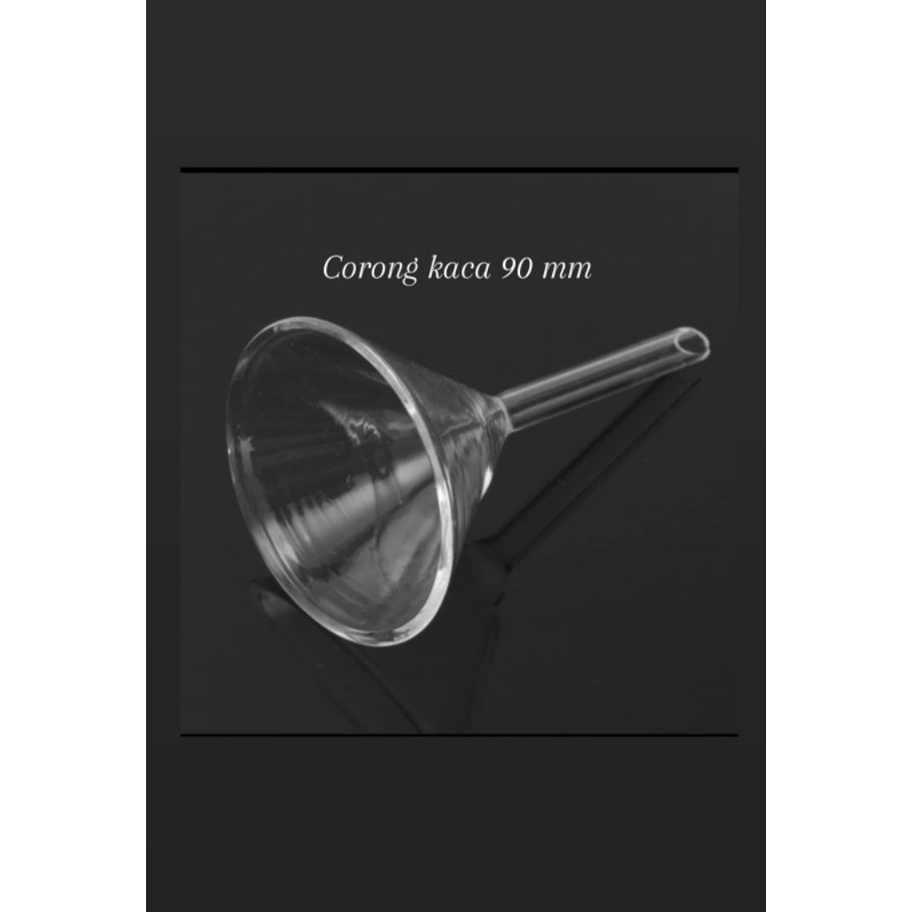 corong/funnel 90 mm pyrex