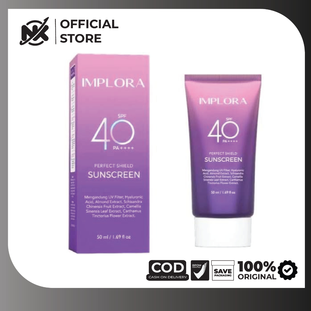 IMPLORA Perfect Shield Sunscreen SPF 40 PA+++ 50ml