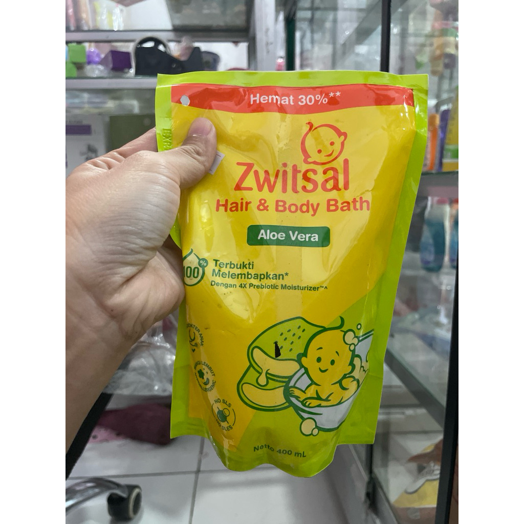 Zwitsal bath 2in1 refill 400ml