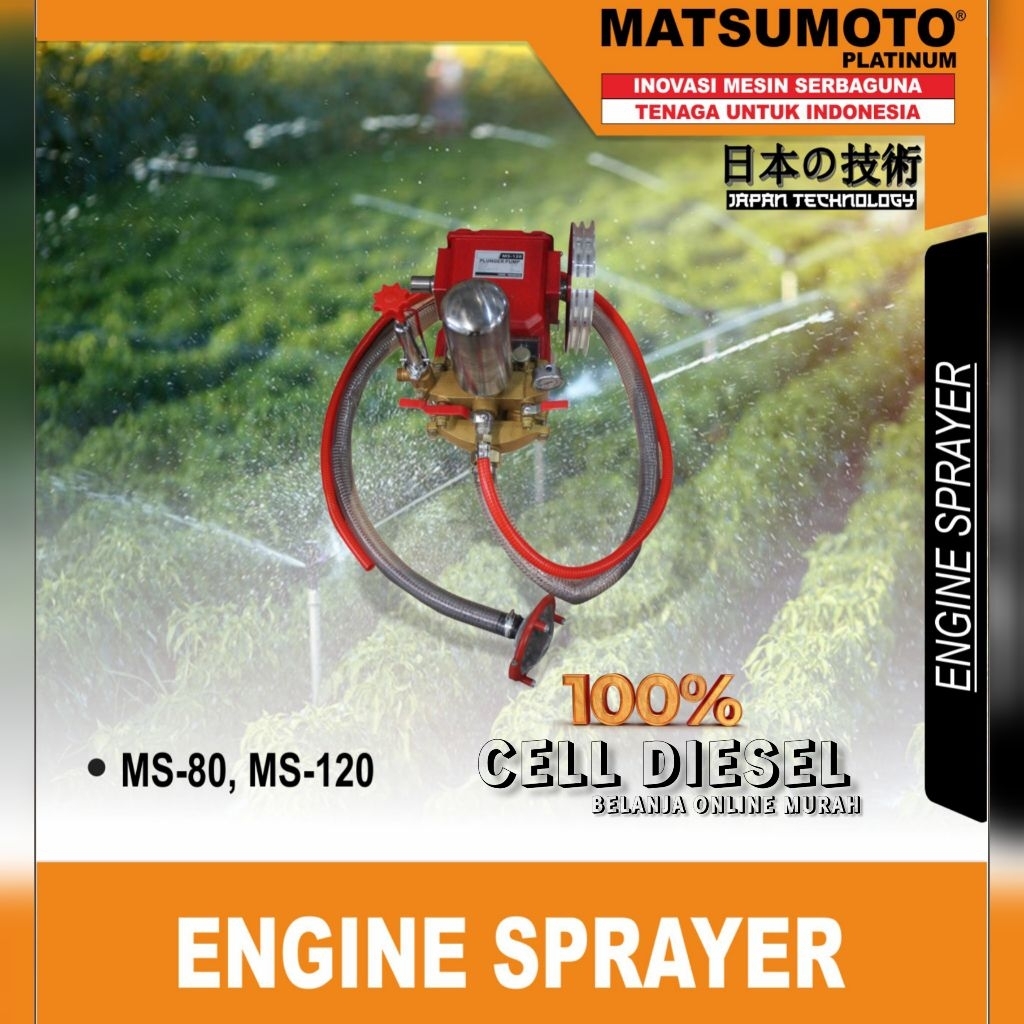 Pompa Engine Sprayer MATSUMOTO MS 120