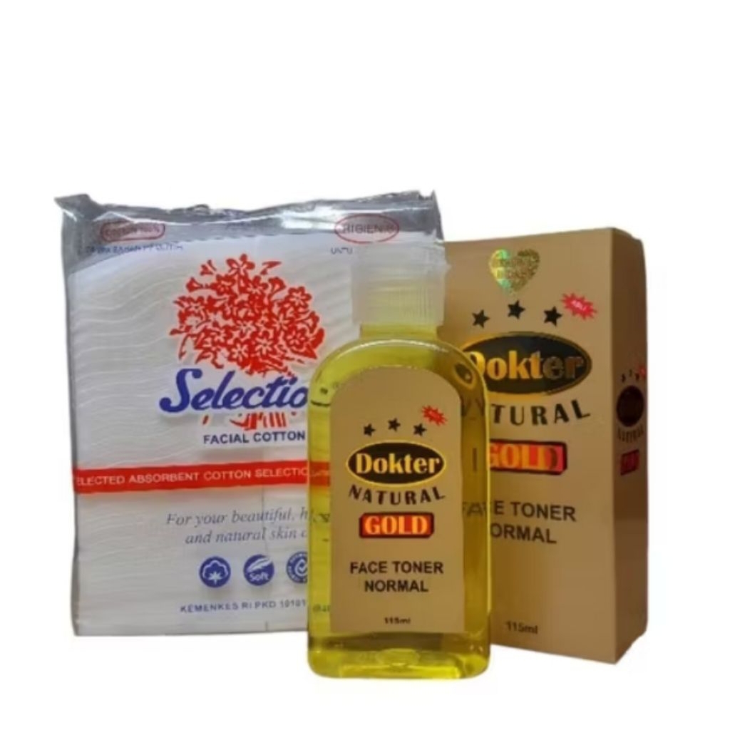Toner Dr Gold Natural & Kapas Selection