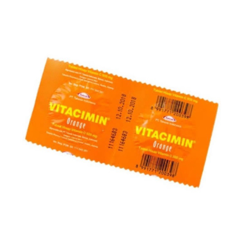 VITACIMIN ORANGE ( 1 STRIP = 2 TABLET )