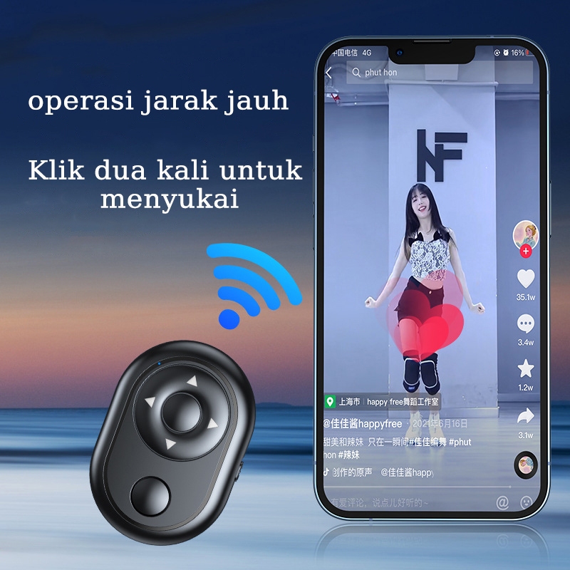 Remote Hp Bluetooth Multifungsi Remote Bluetooth Remote Shutter Kamera