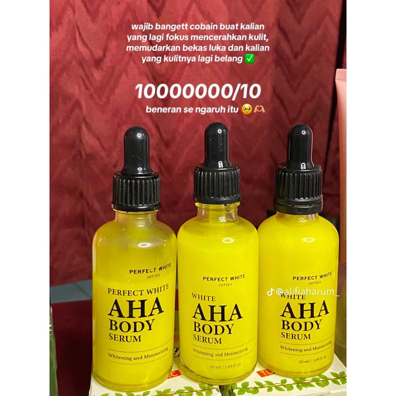 AHA body serum