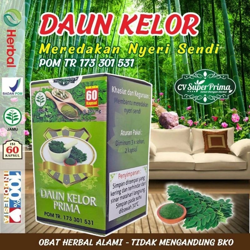 DAUN KELOR PRIMA  Isi 60 kapsul