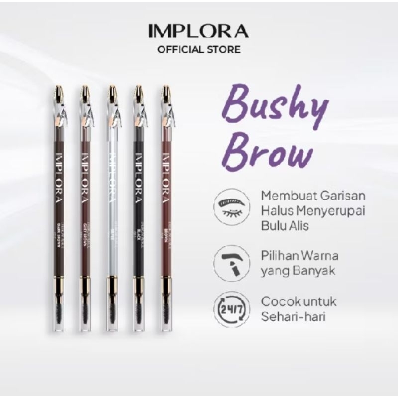 Implora Eyebrow Pencil 2 IN 1