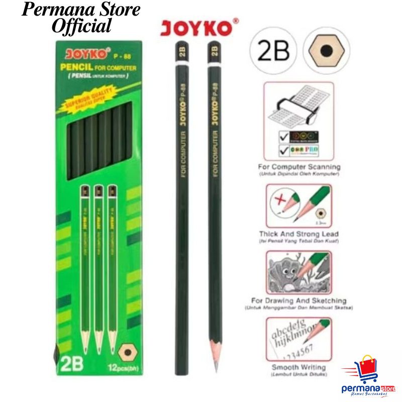 Pensil Joyko 2B P-88 ( PACK )