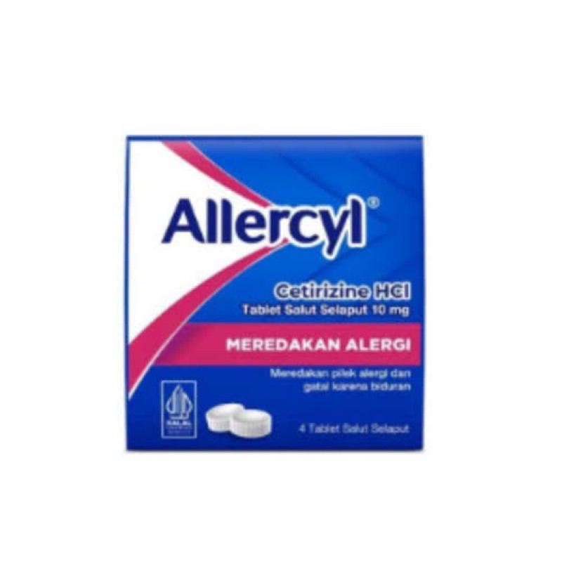 Allercyl 10 mg 4 Tablet