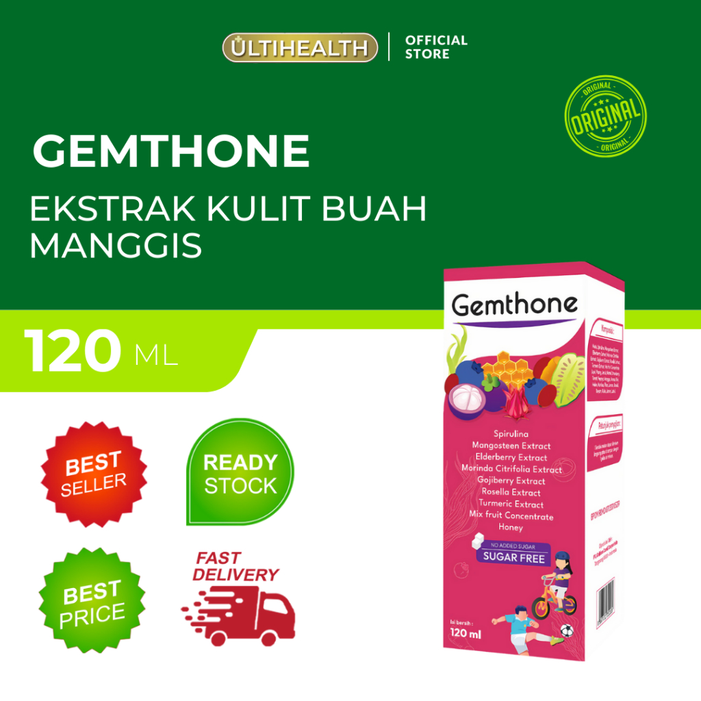 GEMTHONE EKSTRAK BUAH MANGGIS ISI 165ml