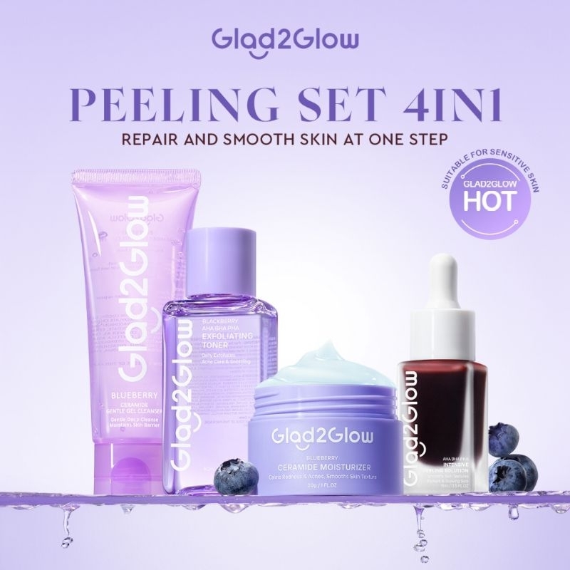 Glad2Glow Peeling Set 4 in 1