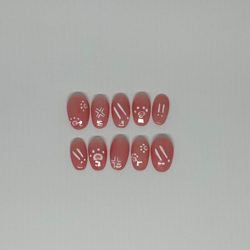 Press on nails - Pink