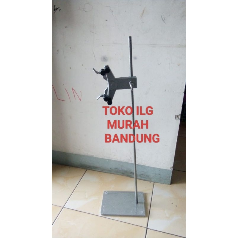 1 set statif  dan klem buret singgle