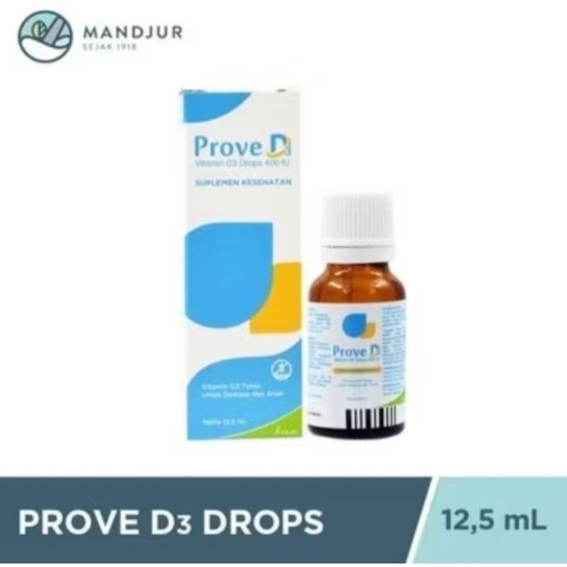 Prove D3 Drops 12.5 ml - Suplemen Vit D3 400 IU