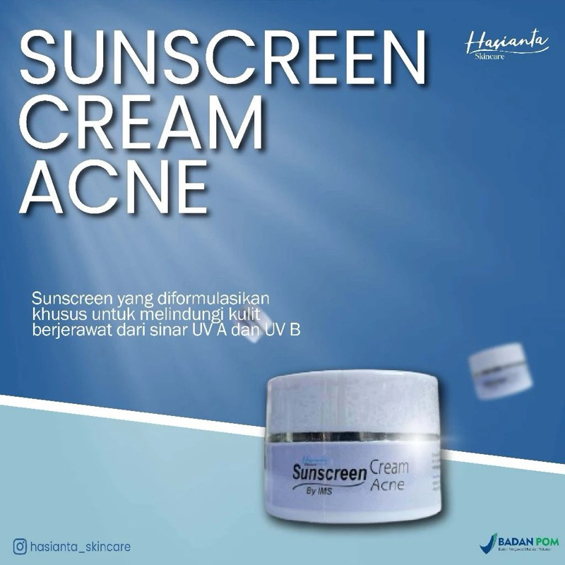 sunscreen Hasianta Acne