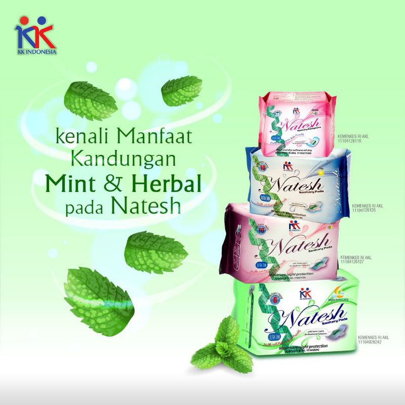 pembalut herbal natesh