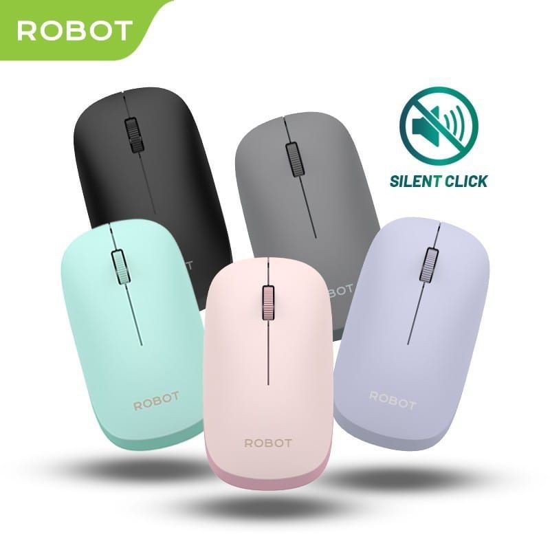 Mouse Wireless Silent Click Robot M390