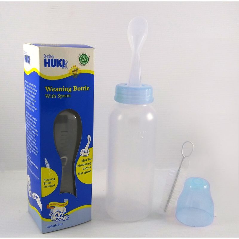 Weaning Bottle W Spoon 9oz