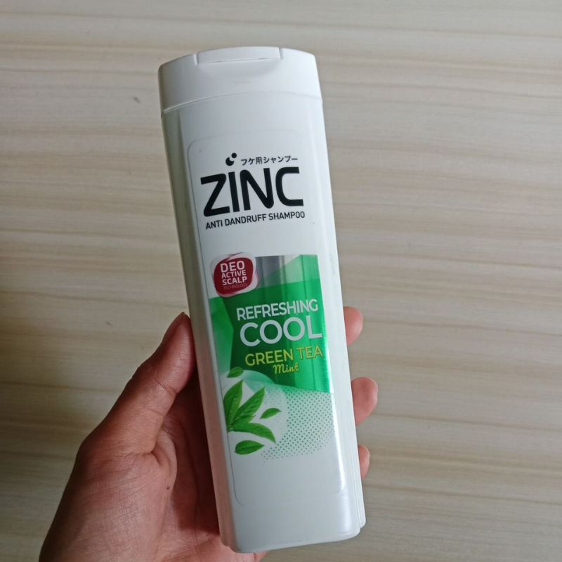 shampoo zinc refreshing cool green tea 170ml