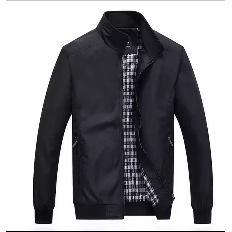 jaket pria bomber casual model terbaru