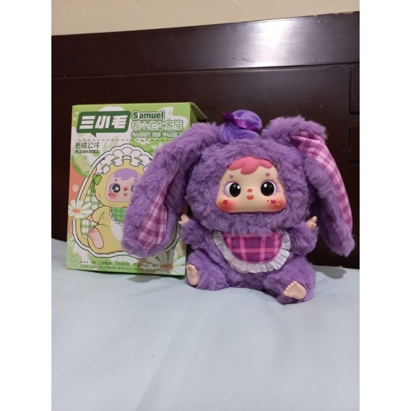 Samuel rabbit boneka rabbit ungu
