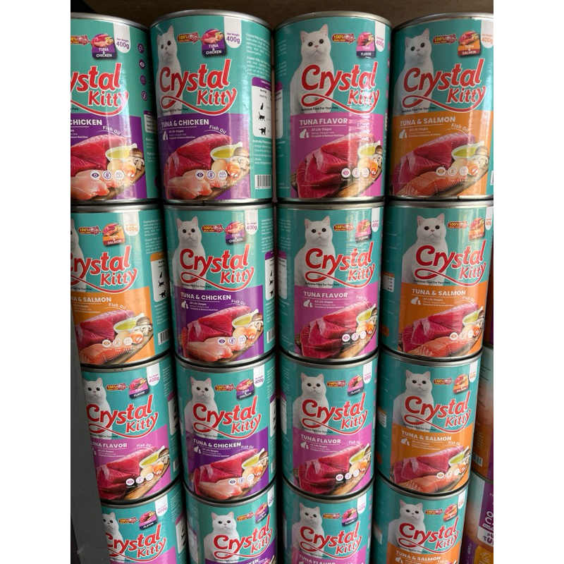 crystalkitty kaleng 400grm
