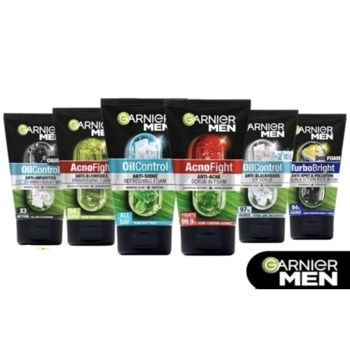 GARNIER MEN FACIAL WASH/SCRUB