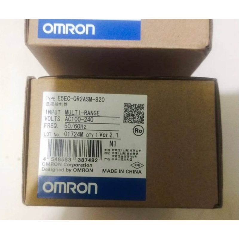 TEMPERATURE CONTROLLER OMRON E5EC-QR2ASM-820 ORIGINAL