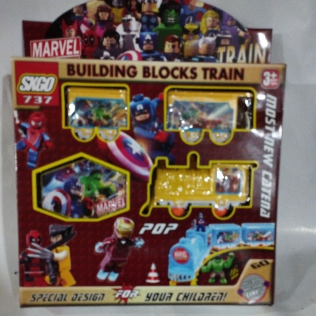 Kereta api building blocks