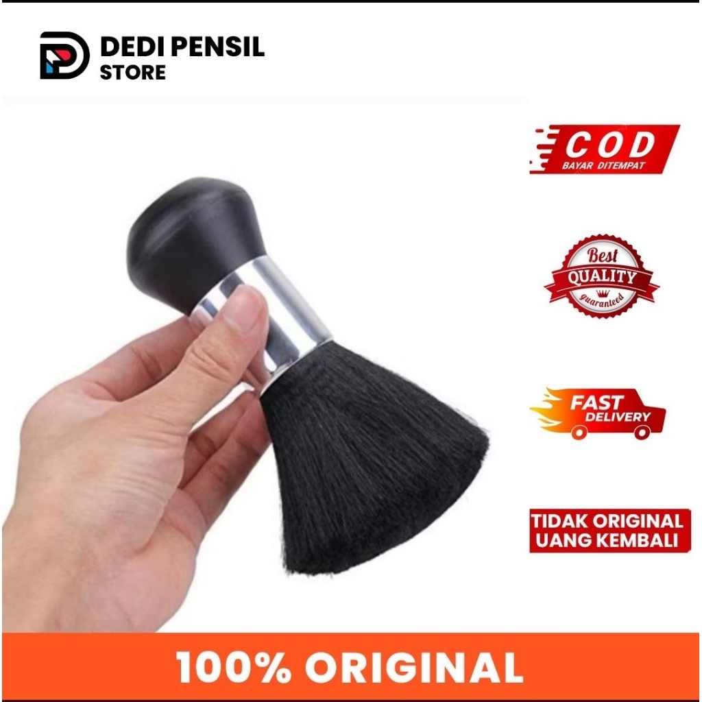 (BISA COD) Kuas Barber Bulu Kuda Halus