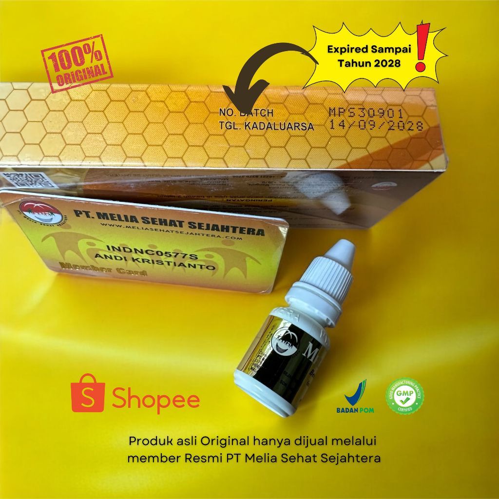 Melia Propolis 6ml Jaminan Asli Original