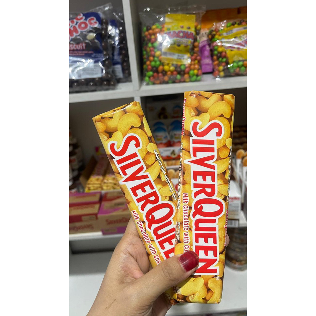 silverqueen cashew 52gr x10pcs