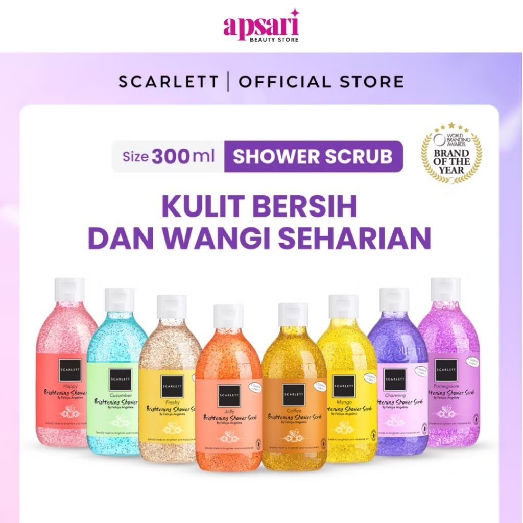 SCARLETT Shower Scrub 300ml