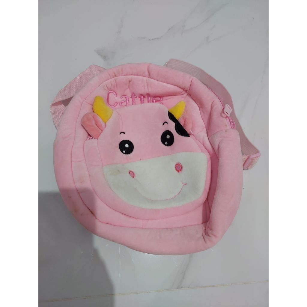 Tas Ransel Anak Sapi Pink