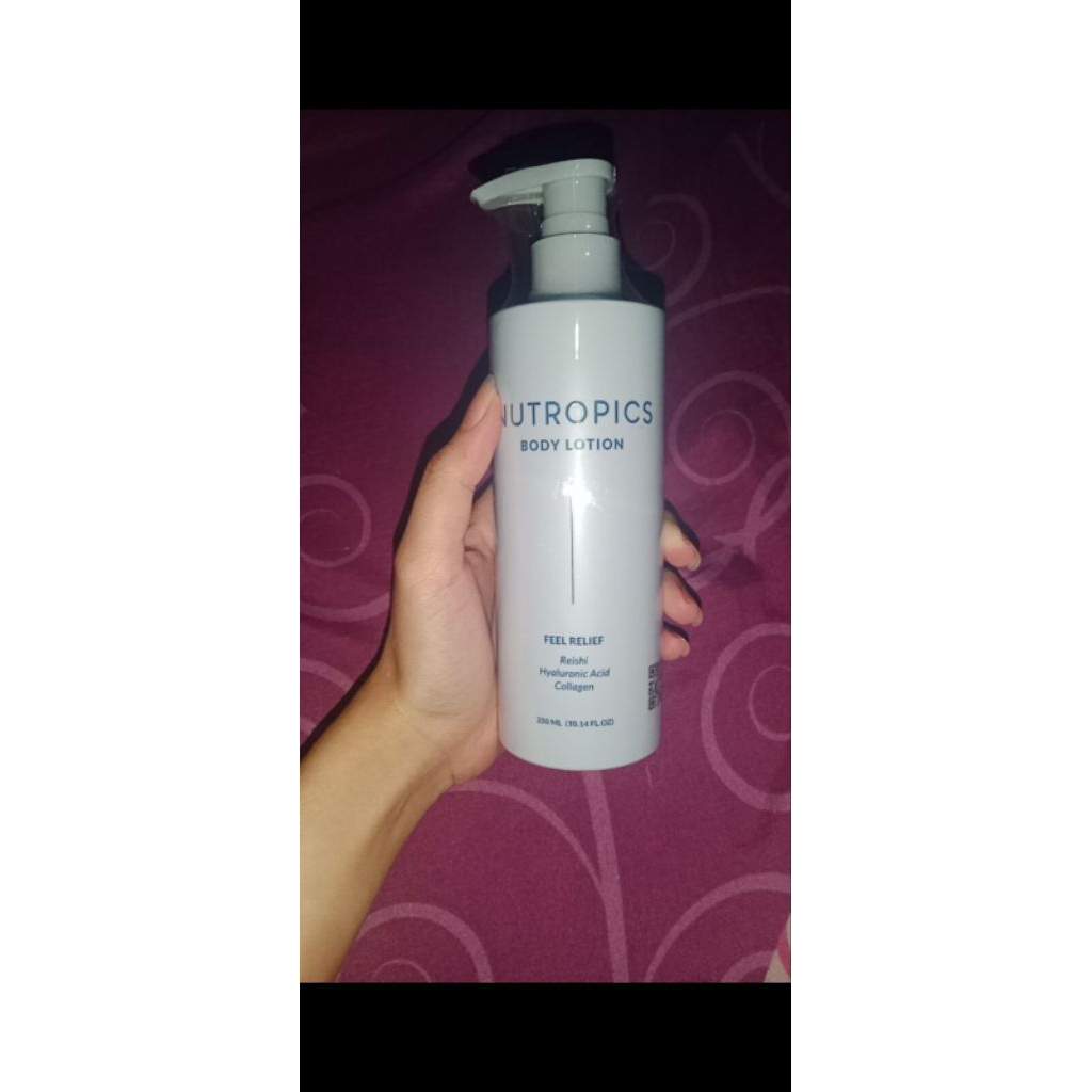 nutropics body lotion feel relief