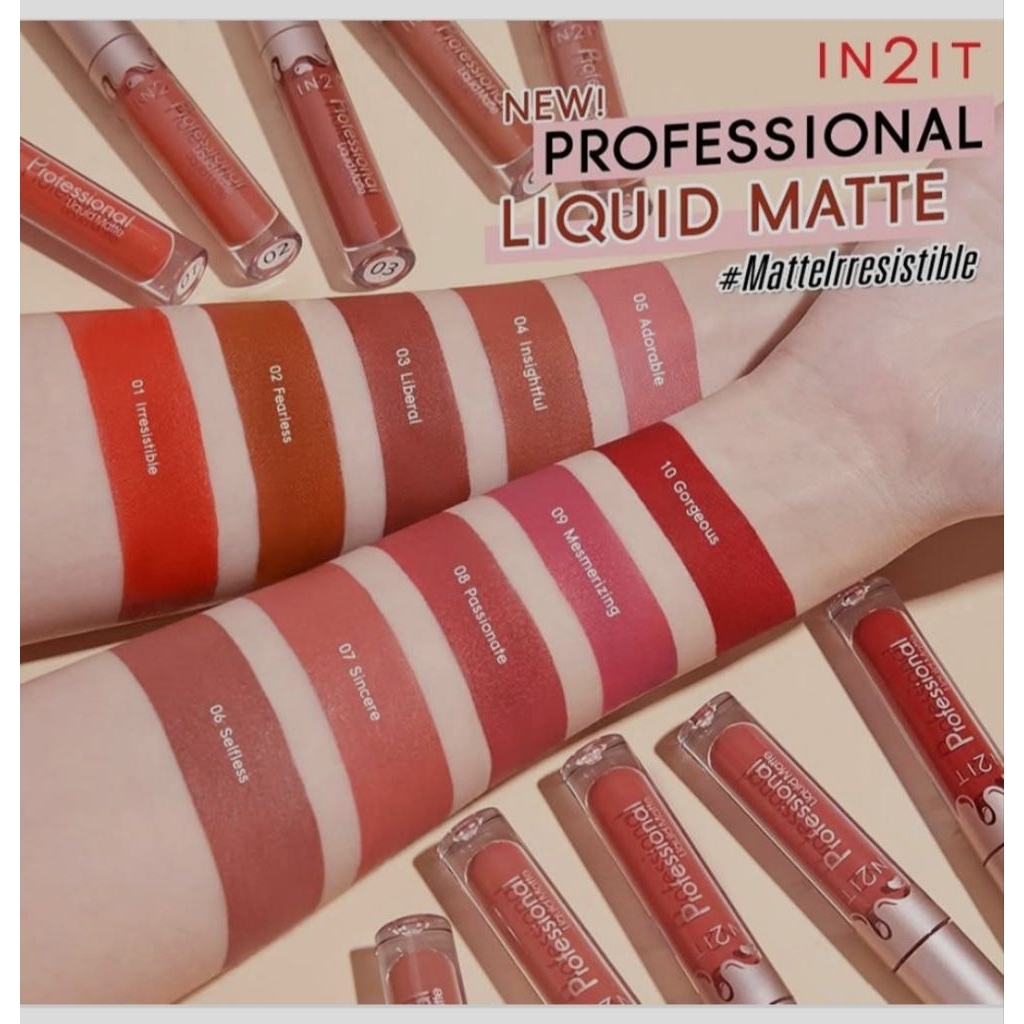 Liquid matte lipstik in2it