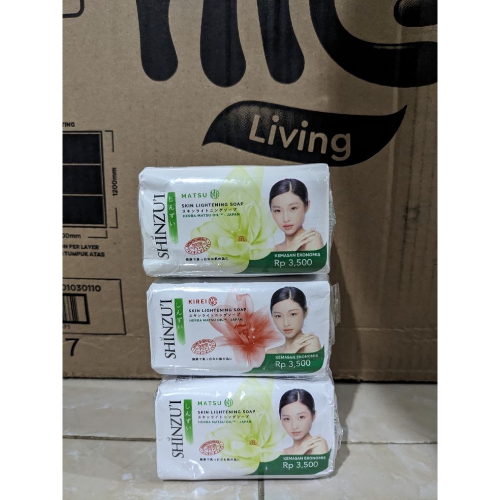 Shinzui Sabun Mandi 60 gr(bundle 3pcs)